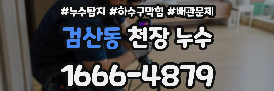 검산동 천장 누수