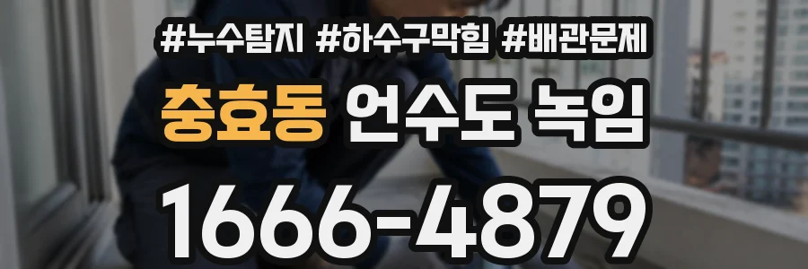 충효동 언수도 녹임