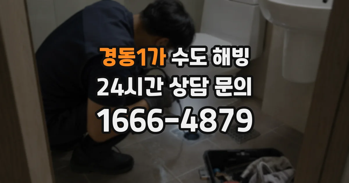 경동1가 수도 해빙