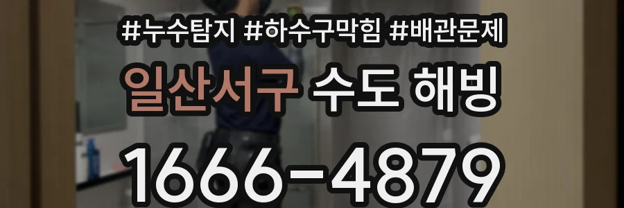 일산서구 수도 해빙