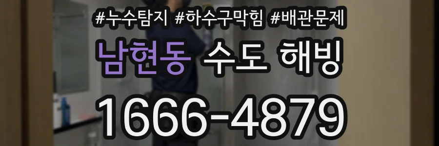 남현동 수도 해빙