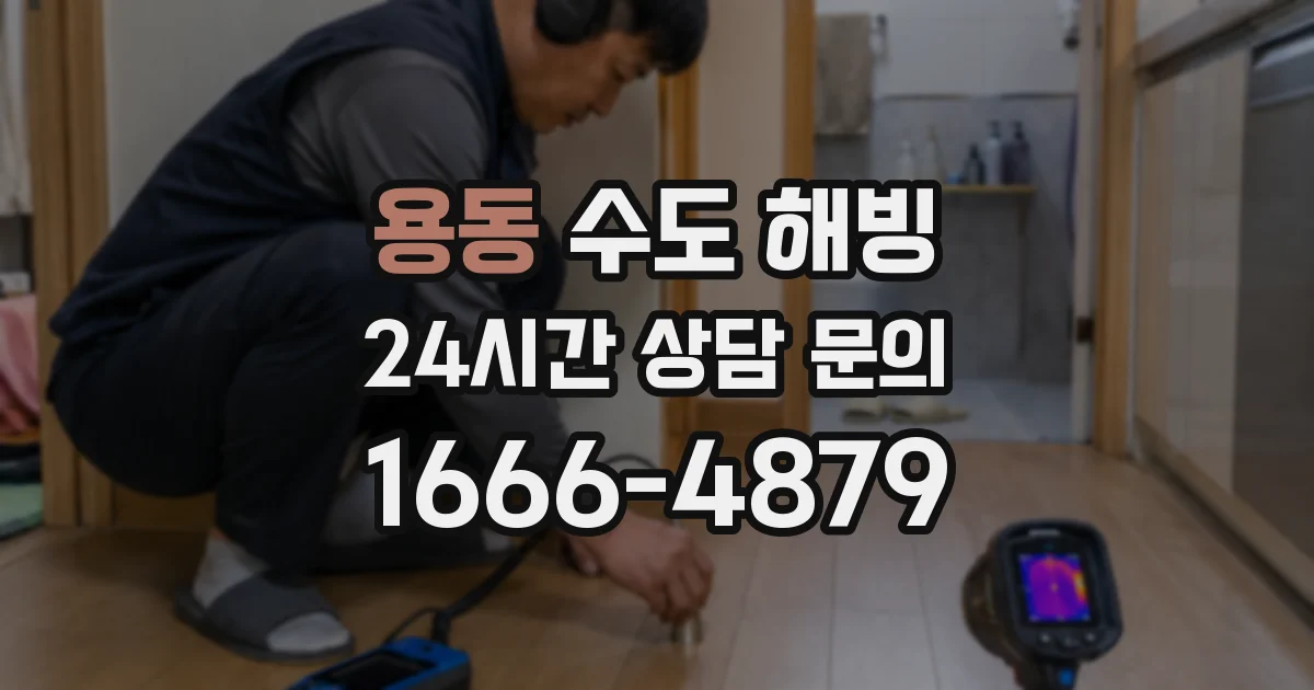 용동 수도 해빙