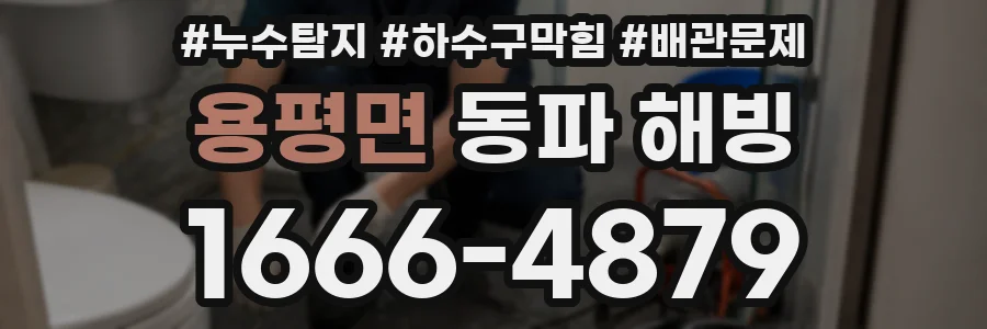 용평면 동파 해빙