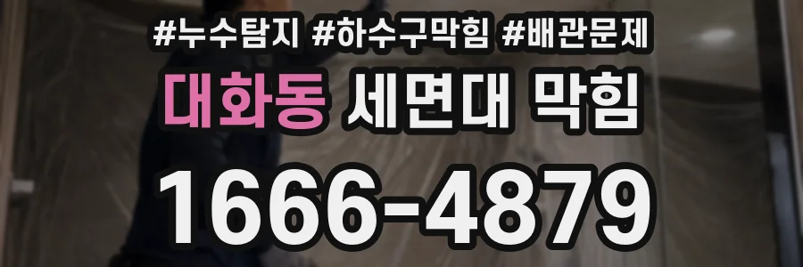 대화동 세면대 막힘