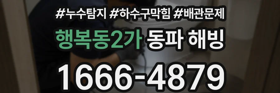 행복동2가 동파 해빙