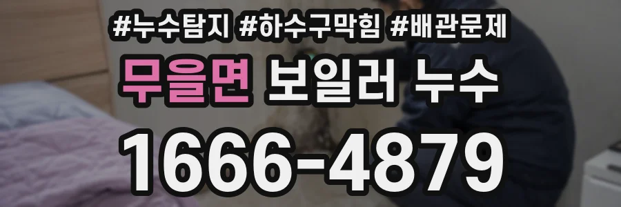 무을면 보일러 누수