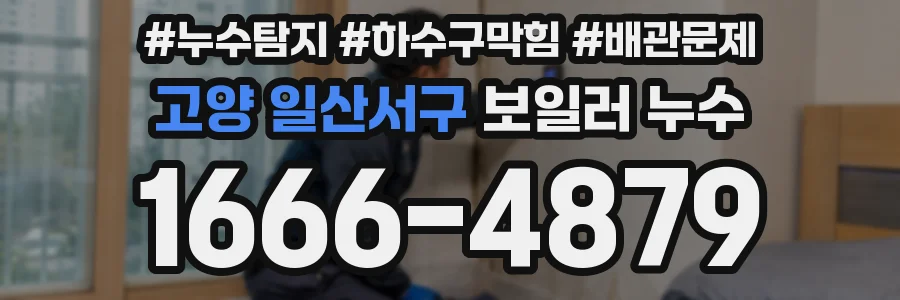 고양 일산서구 보일러 누수