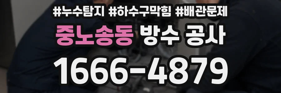 중노송동 방수 공사