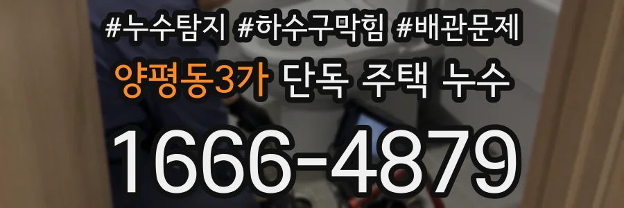 양평동3가 단독 주택 누수