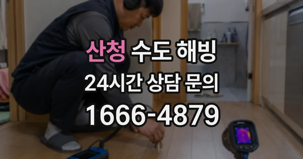 산청 수도 해빙
