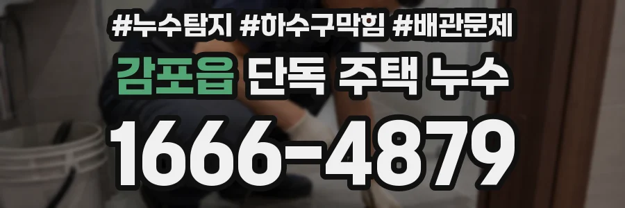 감포읍 단독 주택 누수
