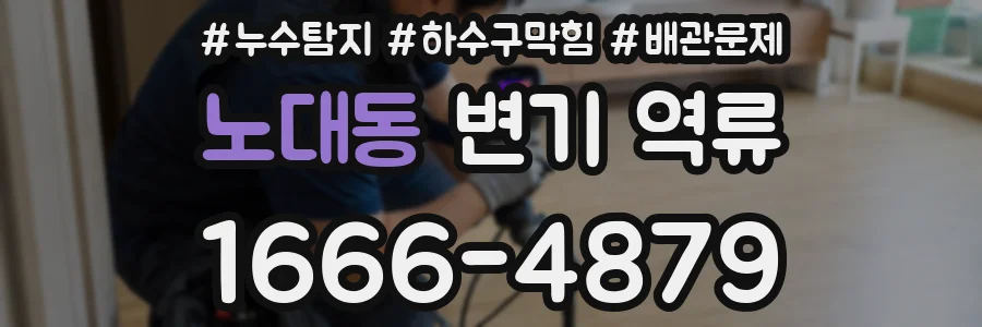 노대동 변기 역류