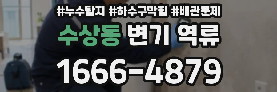 수상동 변기 역류