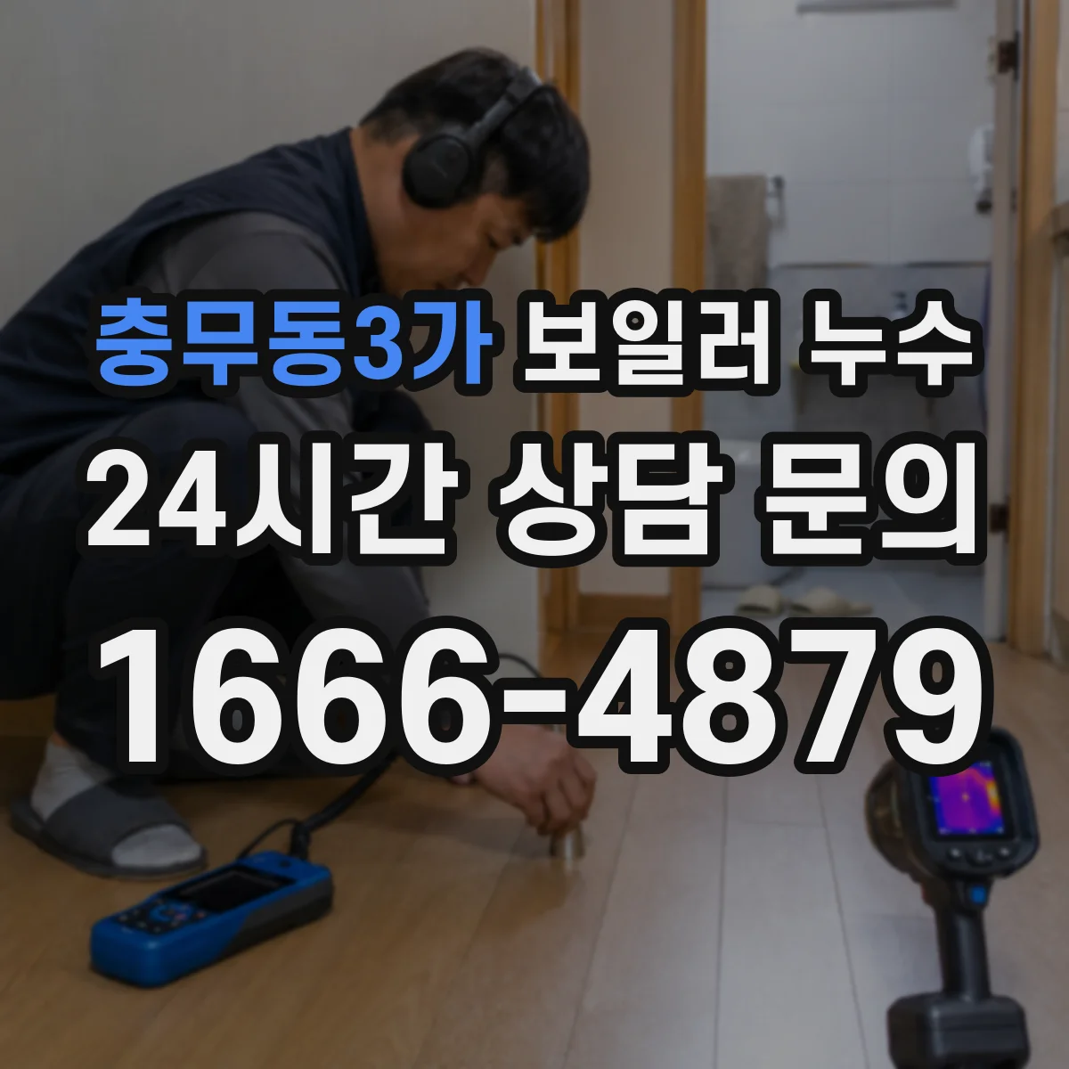 충무동3가 보일러 누수