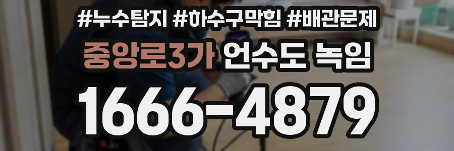 중앙로3가 언수도 녹임