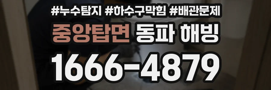 중앙탑면 동파 해빙