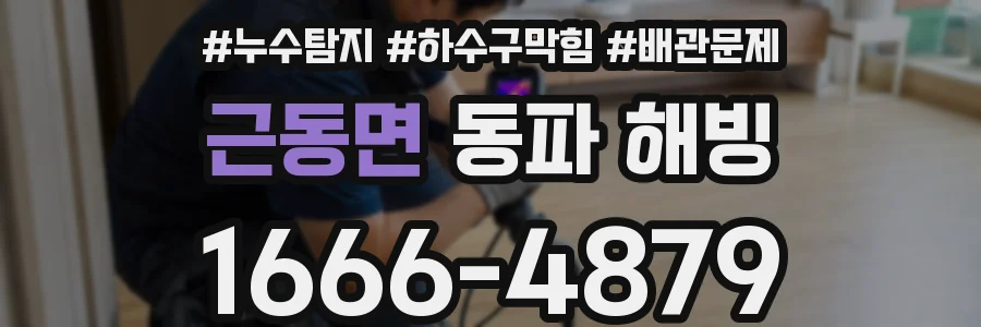 근동면 동파 해빙