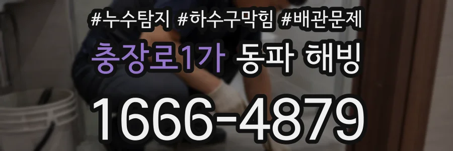 충장로1가 동파 해빙