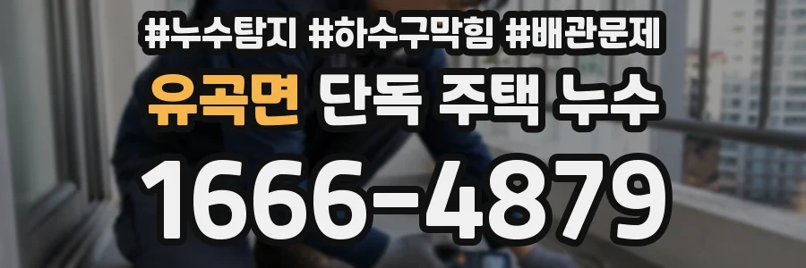 유곡면 단독 주택 누수