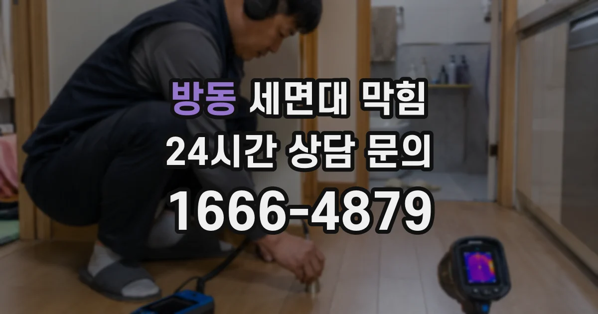 방동 세면대 막힘