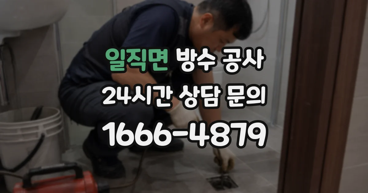 일직면 방수 공사