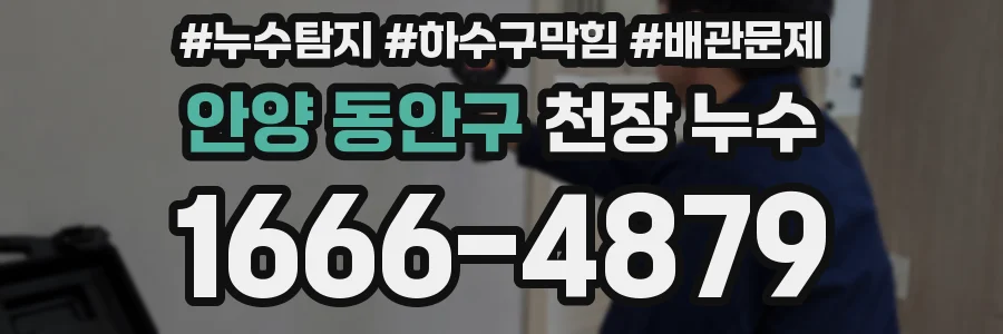 안양 동안구 천장 누수