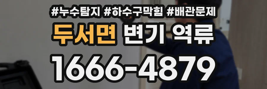 두서면 변기 역류
