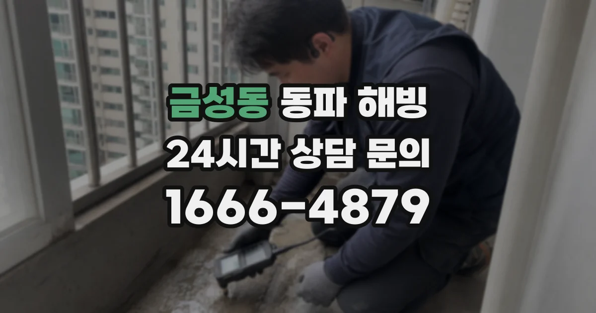 금성동 동파 해빙