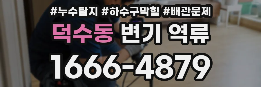 덕수동 변기 역류