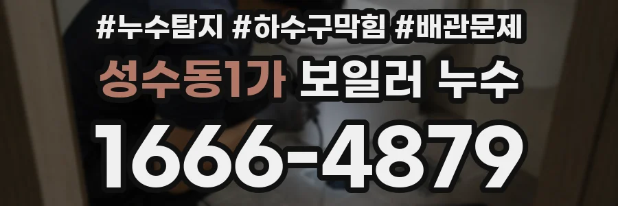 성수동1가 보일러 누수
