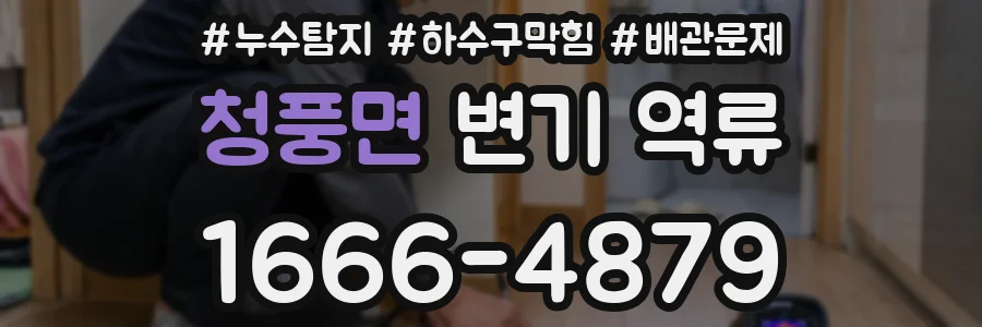 청풍면 변기 역류