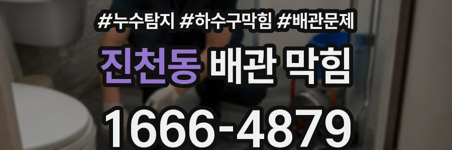 진천동 배관 막힘