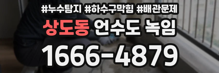 상도동 언수도 녹임
