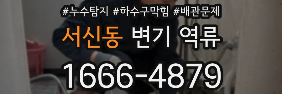 서신동 변기 역류