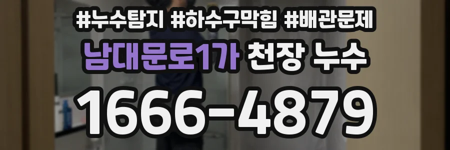남대문로1가 천장 누수