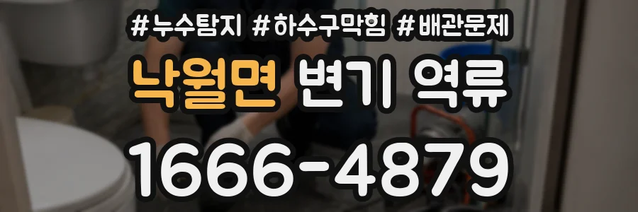낙월면 변기 역류