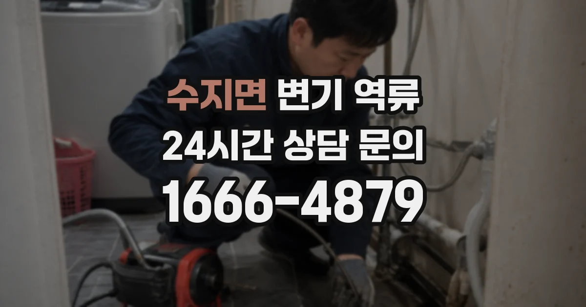 수지면 변기 역류