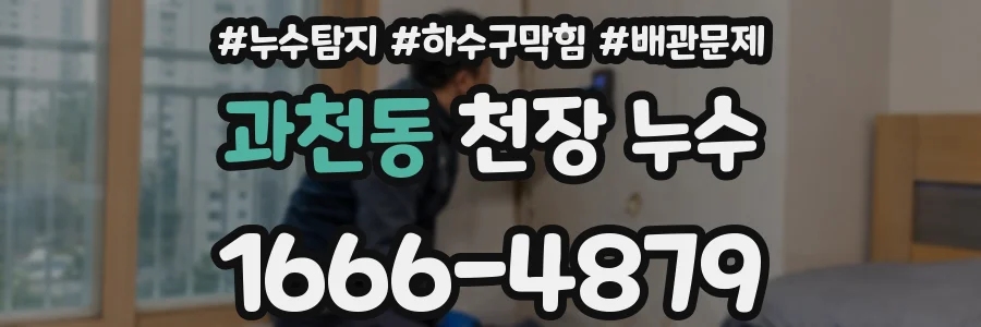 과천동 천장 누수