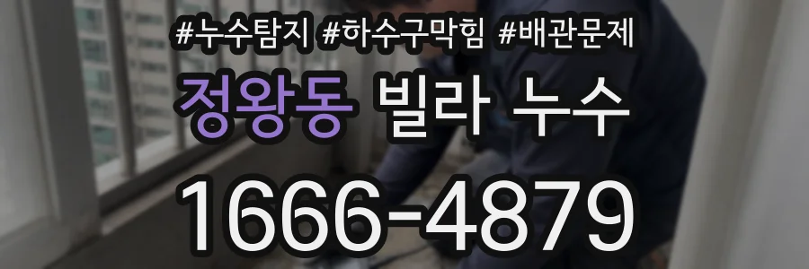 정왕동 빌라 누수