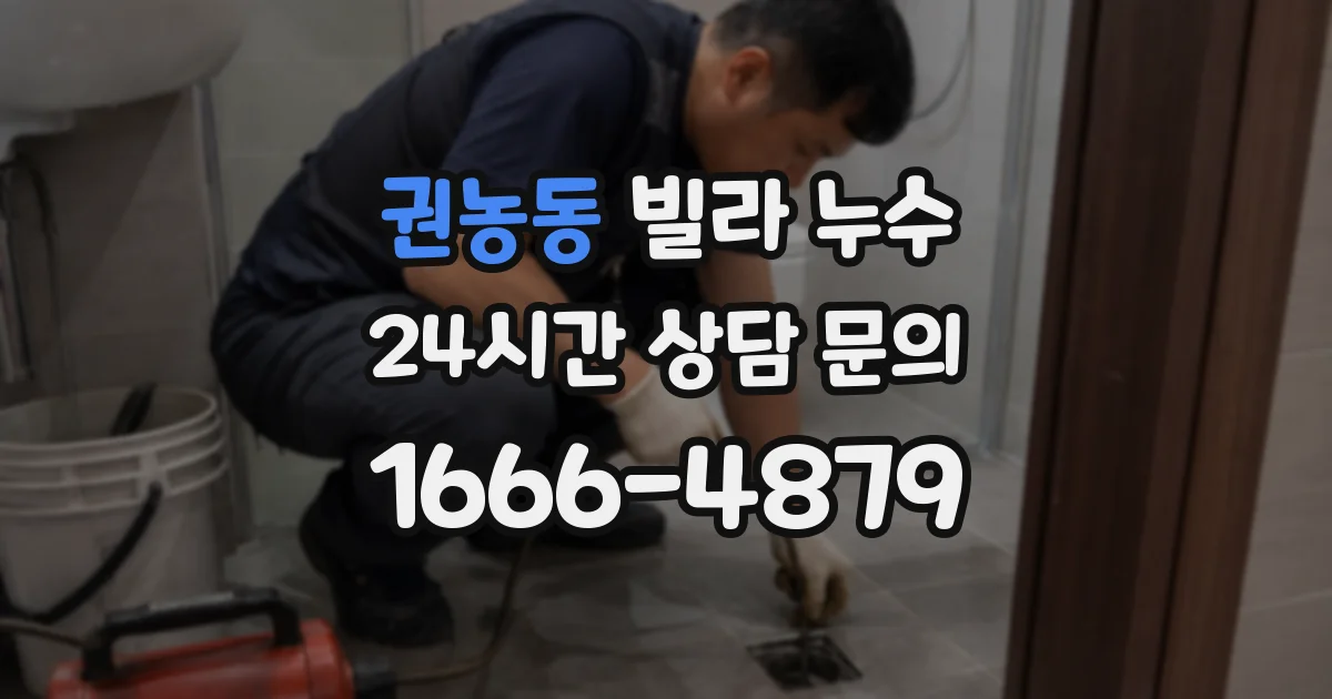권농동 빌라 누수