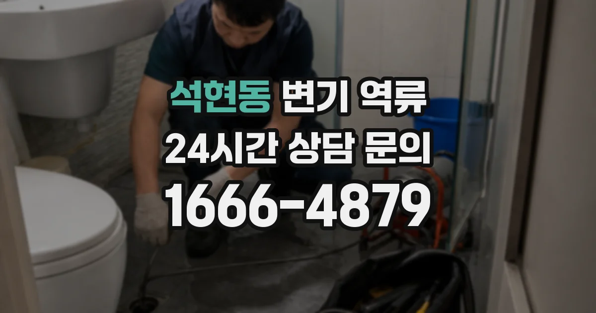 석현동 변기 역류