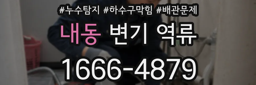 내동 변기 역류