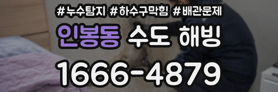 인봉동 수도 해빙