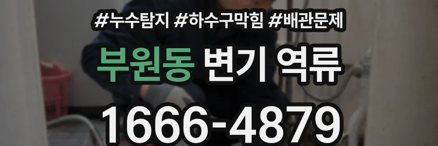 부원동 변기 역류