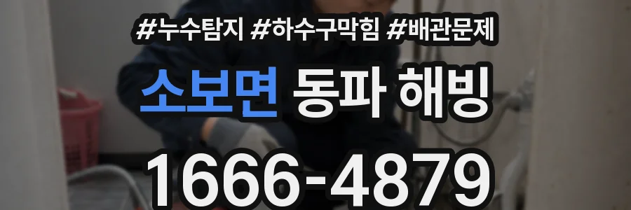 소보면 동파 해빙