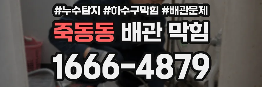죽동동 배관 막힘