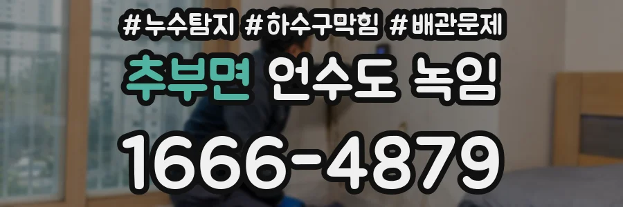 추부면 언수도 녹임