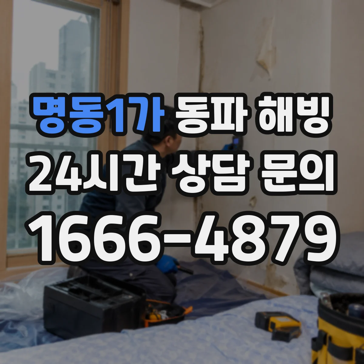 명동1가 동파 해빙