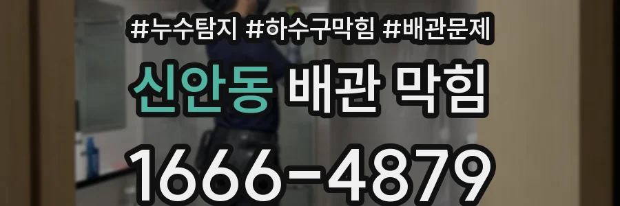 신안동 배관 막힘