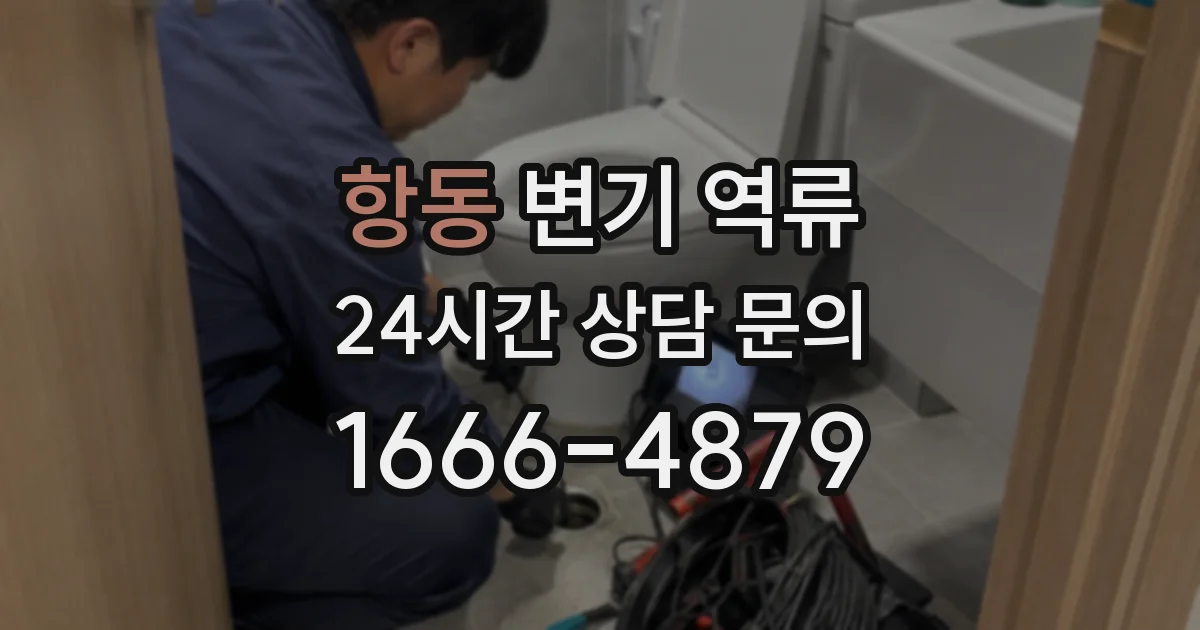 항동 변기 역류